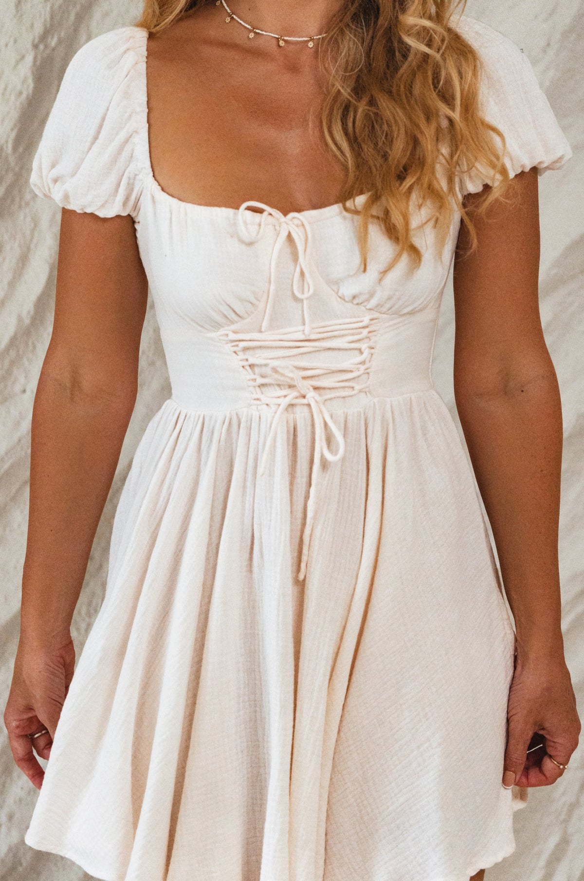 Michelina Cotton Mini Dress (Sale)