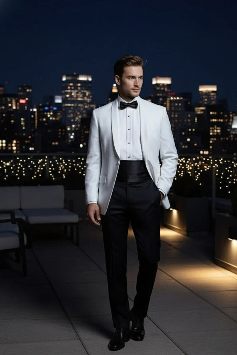 "Brentwood" White Dinner Jacket