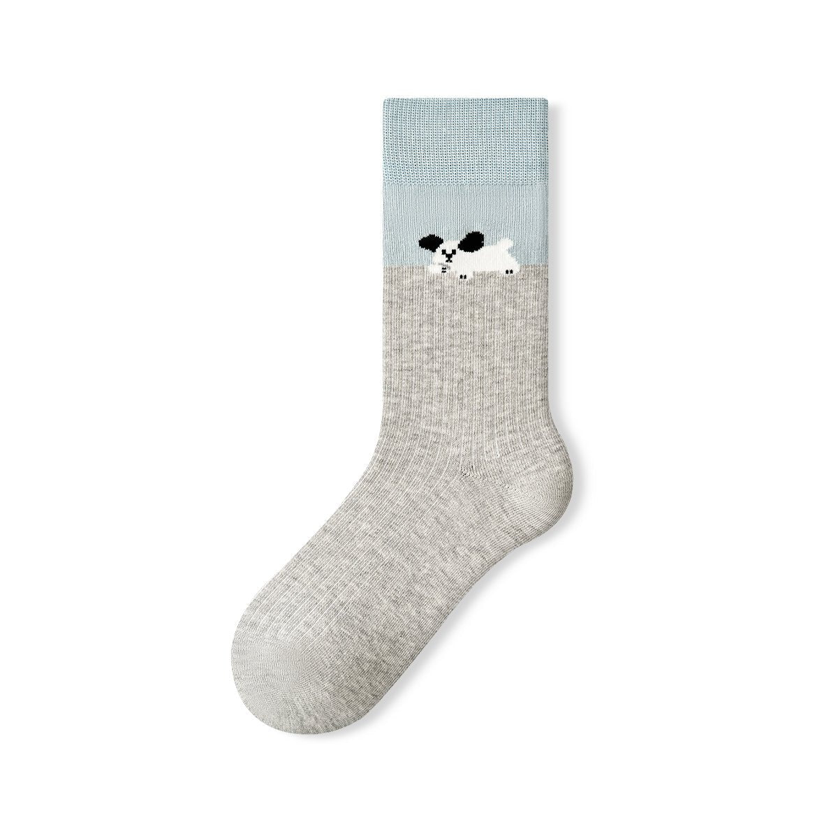 Lazy Dog Kawaii Animal Mid-Calf Socks – Women's 5-Pair All-Season Crew Set