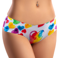 Memème Women’s Ultra-Comfortable VIVID LIFE - Sweet Heart Panties | Breathable Cotton Crotch, Stretchy Fit